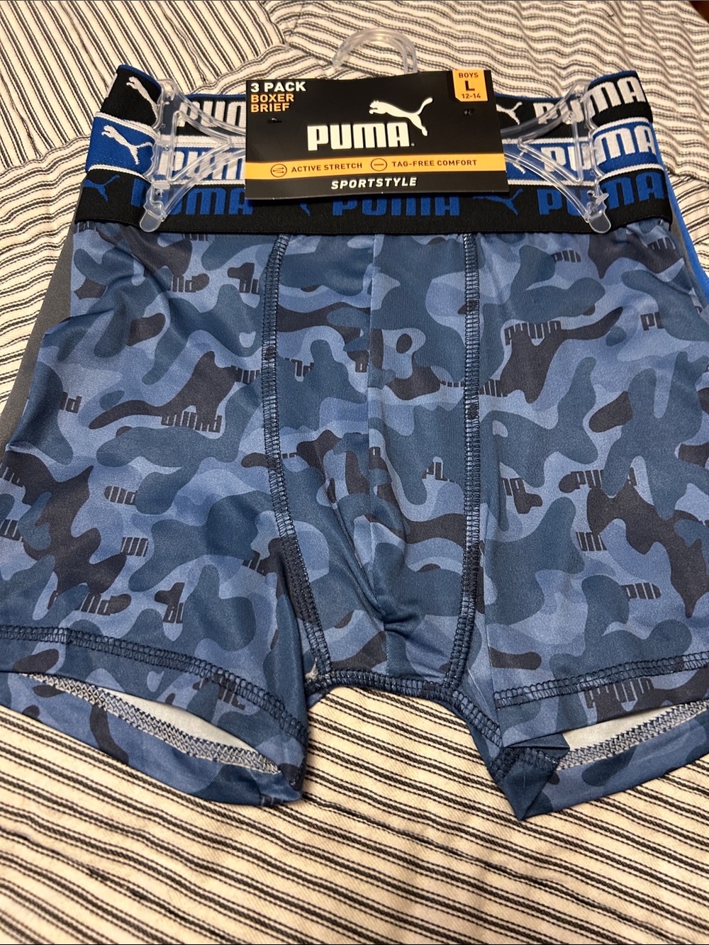 Puma Boys Boxer Briefs - Sportstyle